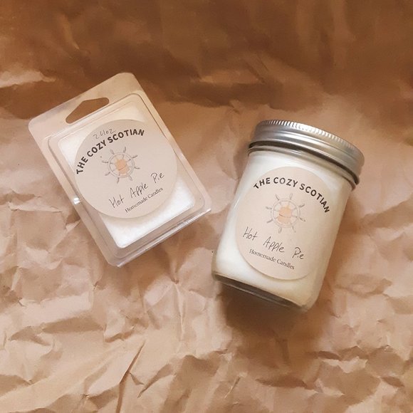 Hot Apple Pie 7oz Soy Wax Candles - Picture 2 of 5